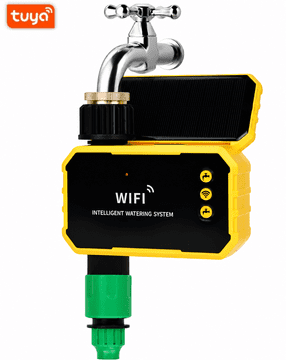 BOT Smart Tuya WiFi kontrola protoka za vrtnu crijevu sa solarnim panelom i ugrađenom baterijom WT3