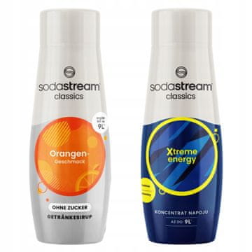 SodaStream Syrup SodaStream Orange Zero, naranča bez šećera, i energetsko piće Energy Drink