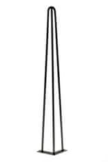 BB Komplet nogu Hairpin legs Loft, 4 komada, crni mat, visina 71 cm, s nožicama