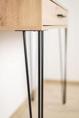 BB Komplet nogu Hairpin legs Loft, 4 komada, crni mat, visina 71 cm, s nožicama