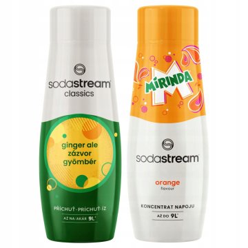 SodaStream 2x sirup za saturator SODASTREAM Đumbir Ginger i koncentrat za vodu MIRINDA