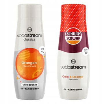 SodaStream SodaStream Orange Zero sirup naranča bez šećera i Shwip Shwap Cola naranča