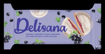 Delisana keksi s želeom od crnog ribiza preliveni bijelom čokoladom 135g