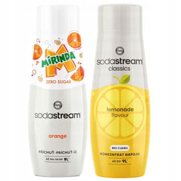 SodaStream Sodastream Mirinda Zero i lemonada bez šećera, set sirupa za saturator
