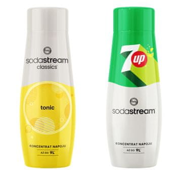 SodaStream 2x SODASTREAM TONIC TONIK sirup + 7UP koncentrat za vodu u saturatoru