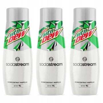SodaStream SodaStream Mountain Dew Diet set sirupa za saturator, 3 kom. x 440 ml