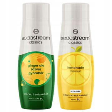 SodaStream 2x sirup za sodu SODASTREAM Imbir Ginger i koncentrat limunade sok