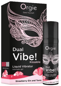 Orgie - Dual Vibe! Tekući vibrator 15ml - Strawberry Gin and Tonic