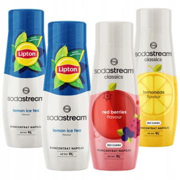 SodaStream Sodastream sirupi 2x čaj Ice Tea Limun i Crvene bobice i limunada