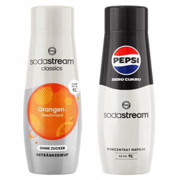 SodaStream SodaStream sirupi Orange Zero naranča bez šećera i Pepsi Max Cola