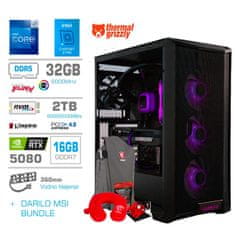 MEGA TWR S10 računalo, Intel Core i9-12900KF, 32GB, SSD2TB, RTX5080, FreeDOS