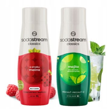 SodaStream SodaStream sirupi za saturator Malina Zero i Mojito koncentrat
