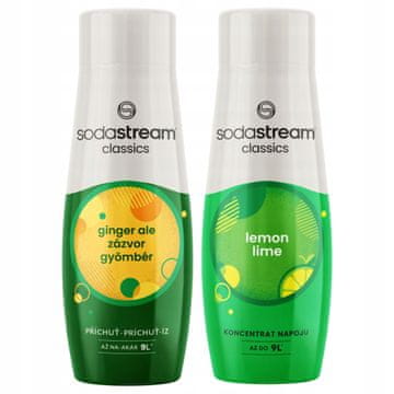 SodaStream 2x sirup za sodu SODASTREAM đumbir ginger i limeta lemon lime