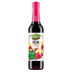 Agros Łowicz dodatak prehrani, sirup okusa maline s limunom, 400 ml