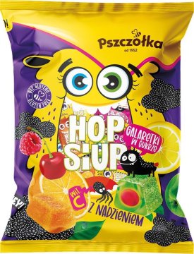 Hop siup Pčelica voćni želei u šećeru s nadjevom od maline 1kg