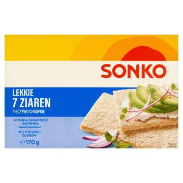 Sonko pieczywo chrupkie lagano, 7 žitarica, 170 g (32 komada)