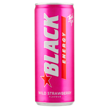 Black Energy divlja jagoda gazirani energetski napitak 250 ml
