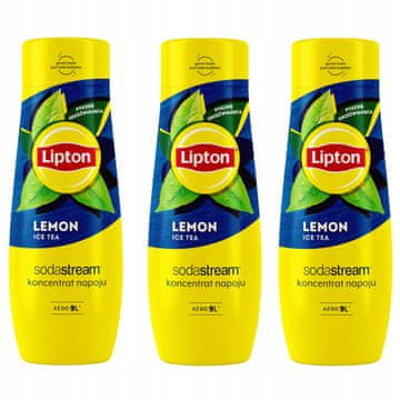 SodaStream Komplet od 3 koncentrata SodaStream 3x Lipton Lemon Ice Tea
