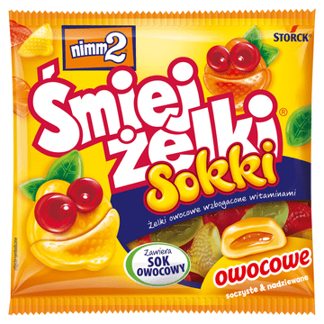 Storck Nimm2 śmiejżelki sokki žele od voća obogaćen vitaminima 90 g