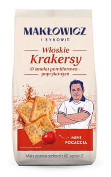 Makłowicz i Sinovi Krekeri s okusom rajčice i paprike 100 g