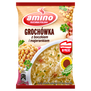 UNILEVER Amino instantna juha od graška sa slaninom i mažuranom 65 g