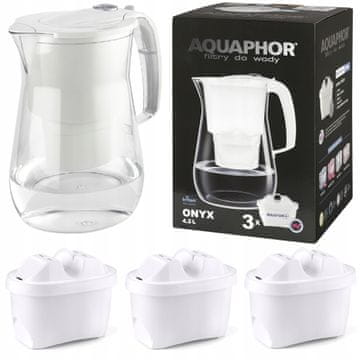 Aquaphor Dzbanek filtrujący Aquaphor Onyx 4,2 l s 3 ulošci, bijela