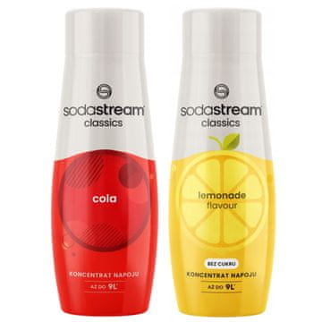 SodaStream Komplet od 2 koncentrata SodaStream okusa Cola i Lemonade