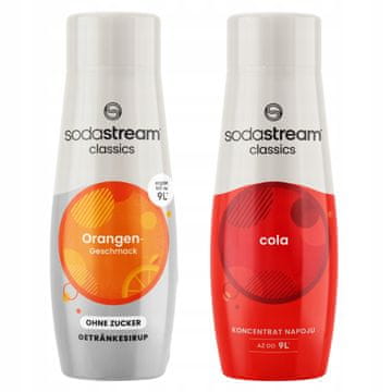 SodaStream SodaStream sirup Orange Zero pomaranča bez šećera + Cola
