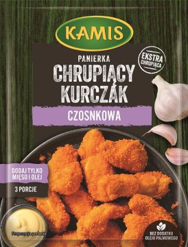 Kamis Panierka, hrskava piletina s okusom češnjaka, 70 g