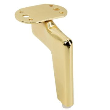 BB Noga meblowa Loft zloti krom, visina 12 cm