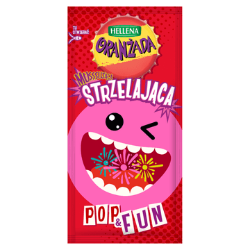 Hellena oranžada šumeća pucajuća u prahu, crvena, 6 g
