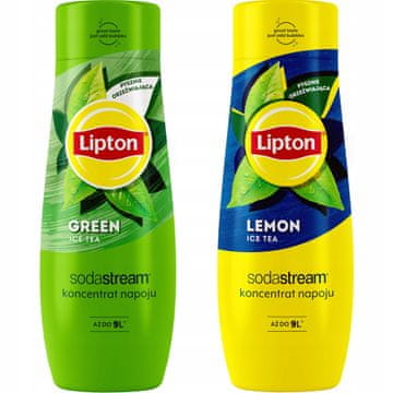 SodaStream Set od 2 koncentrata SodaStream Lipton Lemon+Green