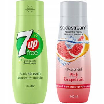 SodaStream Set od 2 koncentrata SodaStream 7UpFREE+Grapefruit