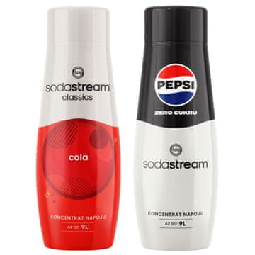SodaStream Set od 2 koncentrata SodaStream Cola i Pepsi MAX