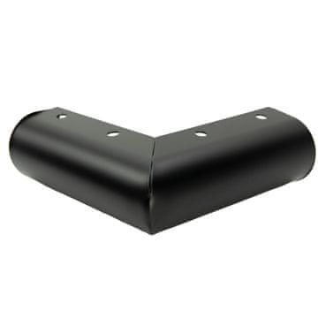 BB Noga meblowa narożna, crna mat, visina 4,5 cm