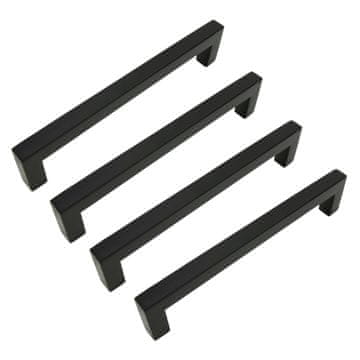 BB 4 x klasična ručica za namještaj 160 mm crna