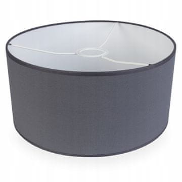 Abažur za stojeću i viseću lampu, siv, 40 cm