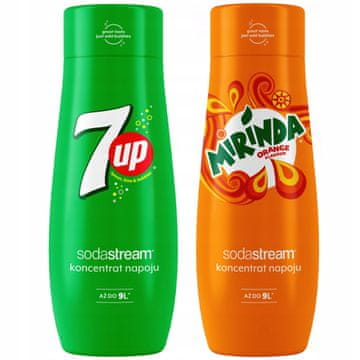 SodaStream Set od 2 koncentrata SodaStream Mirinda+7UP