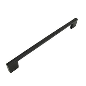 BB Ručica za namještaj, crna, metalna, 224 mm