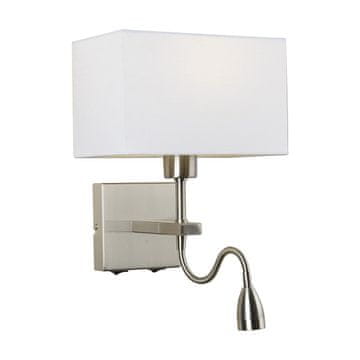 Italux Kinkiet Norte WL-1122-2-BL-SN-RC-WH Italux