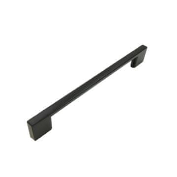 BB Crna metalna ručka za namještaj, 160 mm