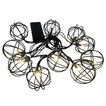 Vrtna girlanda LED na baterije Viborg Goldlux 312860