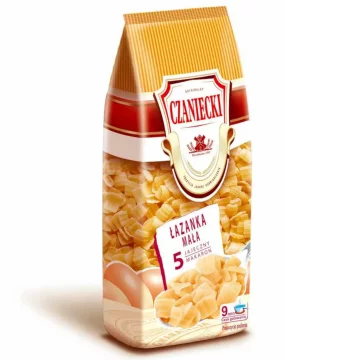 Makaron czaniecki s 5 jaja, mala lazanja, 250 g