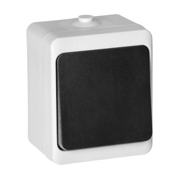 Orno Gumb za zvono AQUATIC MINI IP54 bijelo-crni