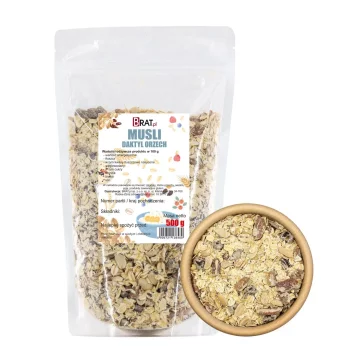 Musli s orasima i datuljama 500g