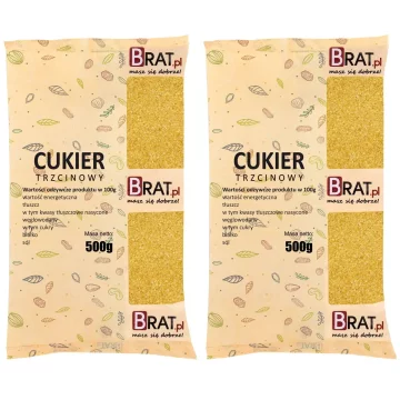 Šećer od trske 1kg (2x500g)