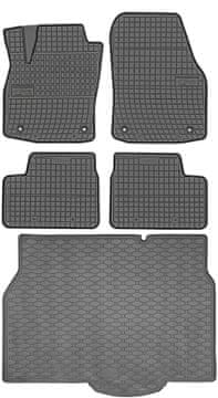 Opel Astra III H Hatchback od 2004-2014., komplet: gumeni podmetači za automobil + tepih za prtljažnik