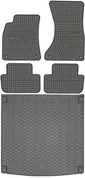 Audi A4 B8 Avant / Kombi od 04.2008-10.2015. Set – gumeni podmetači za automobil + tepih za prtljažnik