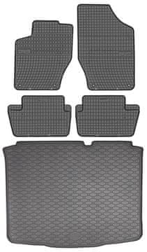 Citroen C4 Hatchback od 2004-2010. Set – gumeni podmetači za automobil i prostirka za prtljažnik