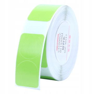 Niimbot NIIMBOT Etičete naljepnice okrugle zelene 14x28mm dvostruke 205x za seriju D